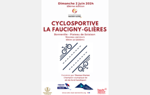 Aide organisation Cyclosportive La Faucigny-Glières dimanche 2 juin 2024